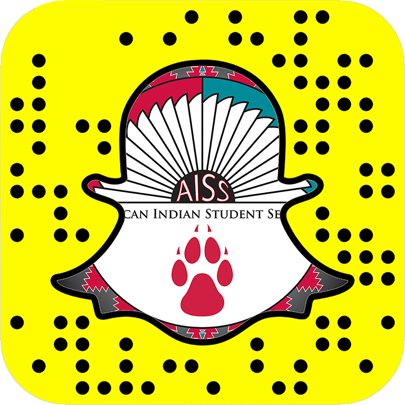 American Indian Student Services Snapchat Logo