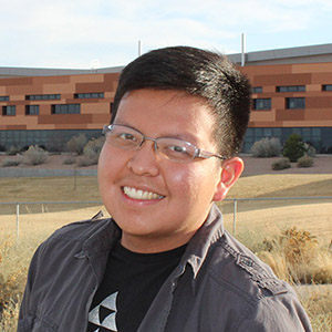 photo of male student with glasses